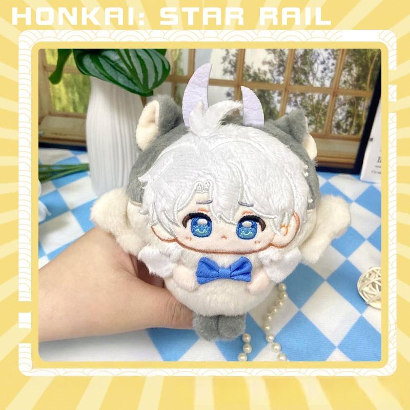12 см Аниме Хонкай: Плюшевая кукла Honkai Star Rail Анекса Мидей Файнон Аглая Гиацинтин Трибиос Касторице Кафка Игрушка Брелок Подвеска Подарок