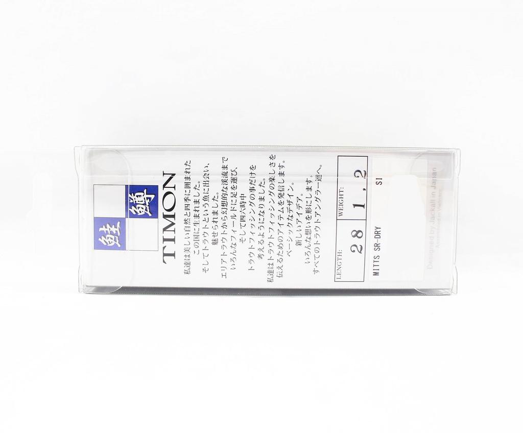 Jackall Deka Mitts SR Dry 28 мм 1,2 грамма Плавающая приманка Прозрачный (5900)