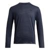 Tech Ss25 Round Neck Loose Comfortable Casual Long Sleeve T-Shirt Men Tops Storm-Gray 1382808-044