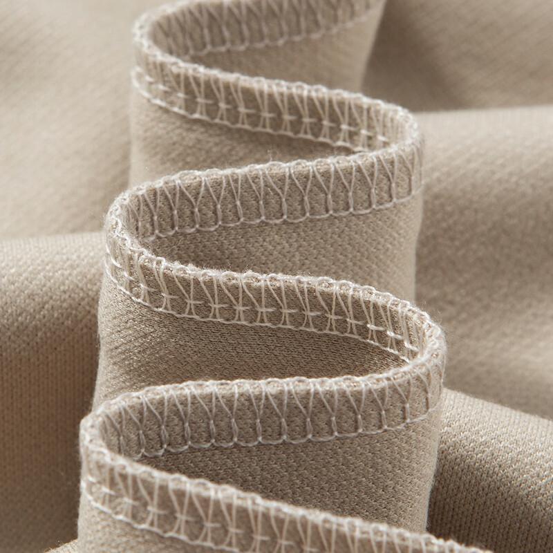 MONTAGUT Men's Twill Texture Easy-Care Long-Sleeve T-shirt