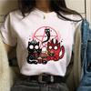 Harajuku Horror Psychedelic Satan T Shirt Punk Shirt Demon Grim Death T Shirt