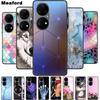 Чехол для Huawei P50 Pro P50E Ударопрочный Мягкий Силиконовый Чехол для Телефона Для Huawei P50Pro Задняя Крышка P 50 Роскошный Защитный TPU Coque