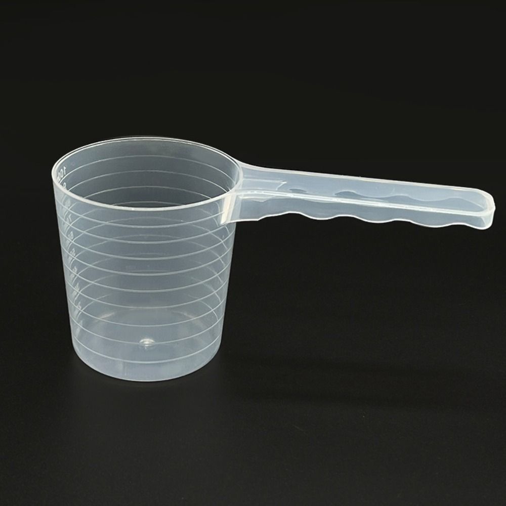 5 шт. С мерной шкалой Ложка для измерения корма для животных Прозрачная ложка с плоским дном Ложка для сухого молока Кормление собак
