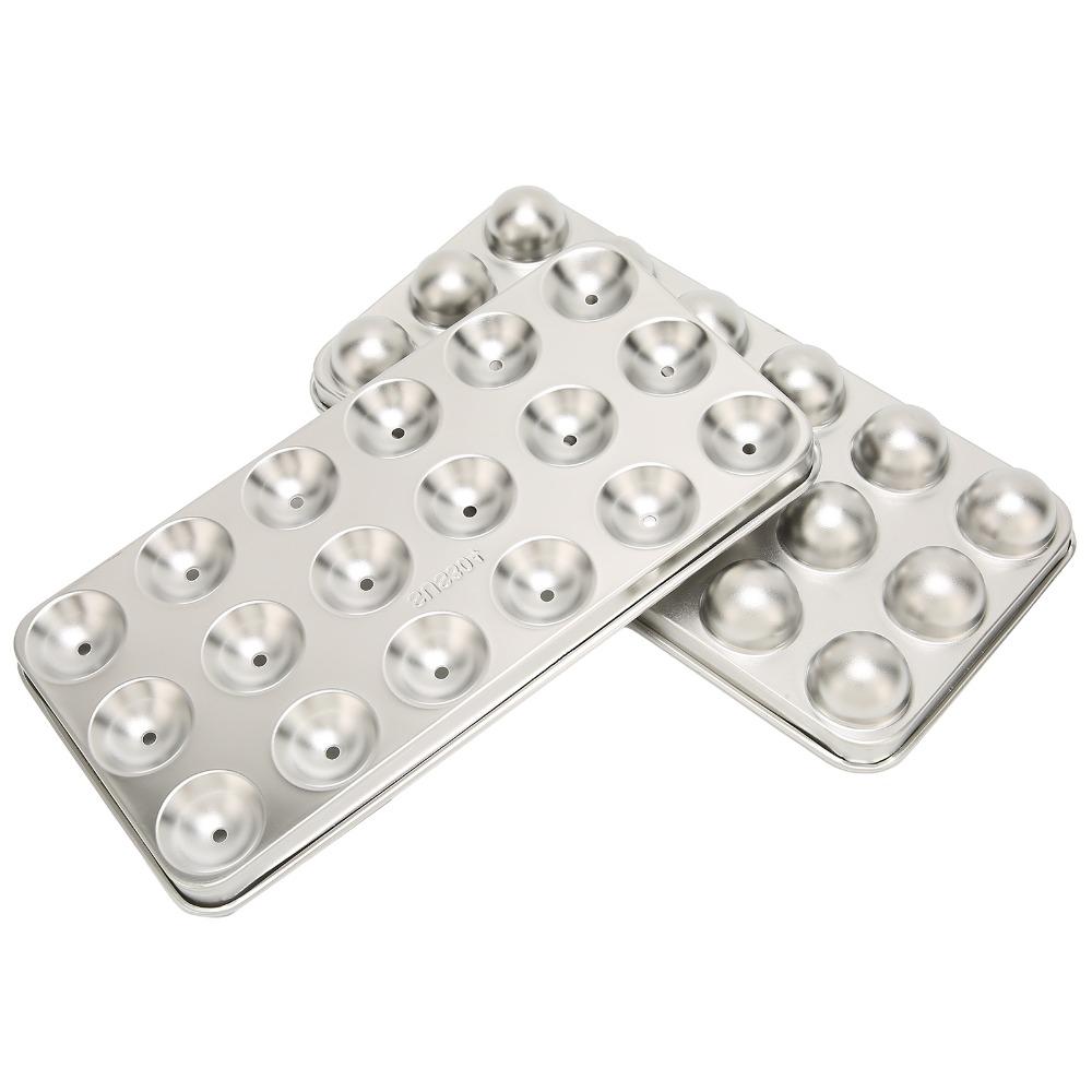 2 Piece 304 Stainless Steel Stainless Steel Ice Tray With Lid Ice Cube Tray Ice Cube Mold Bar