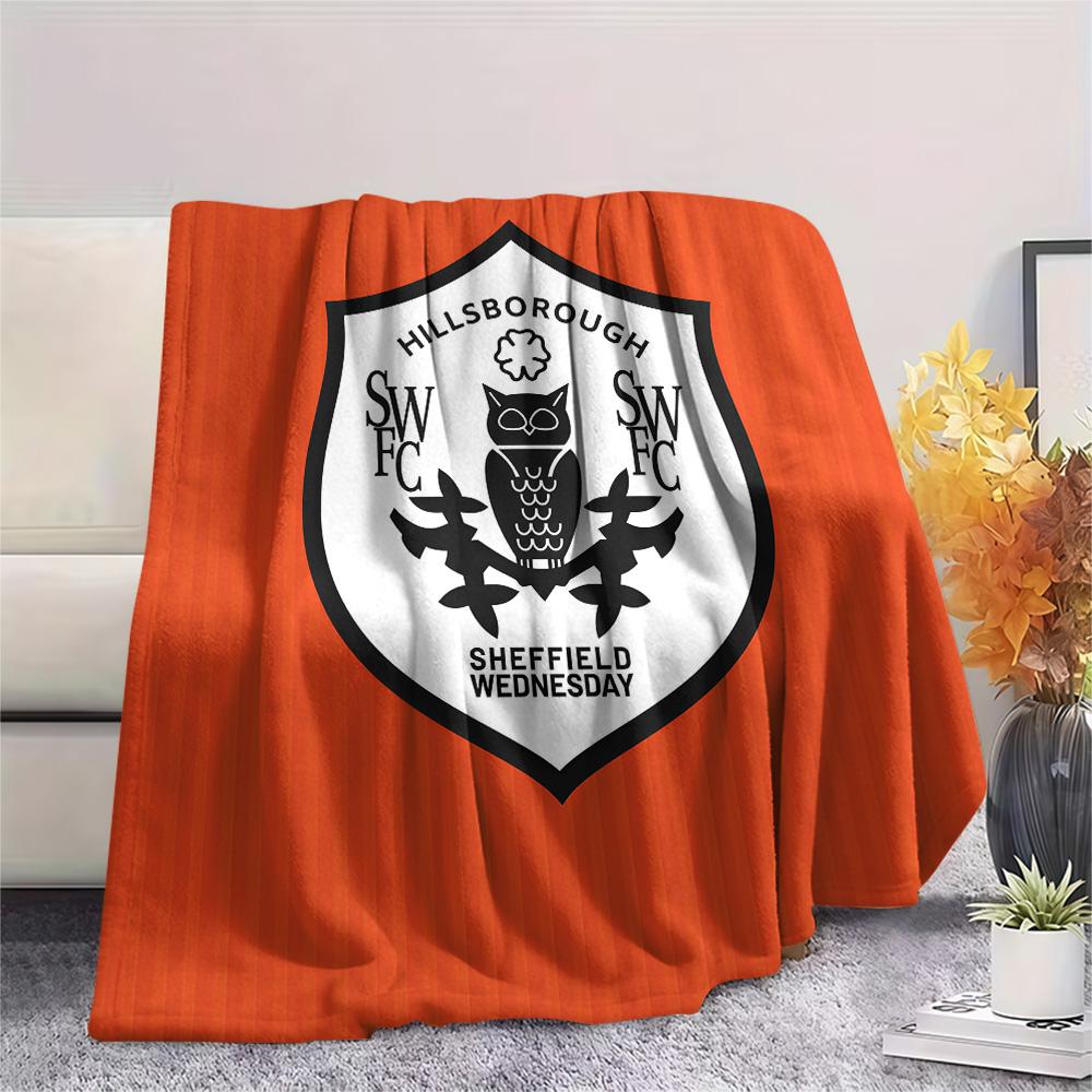 Sheffield Wednesday Flannel Blanket, High quality Comfortable for All Seasons, Home Decor, Warmth and Comfort