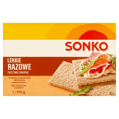 Хлебцы Sonko Light цельнозерновые 170 г (32 штуки)