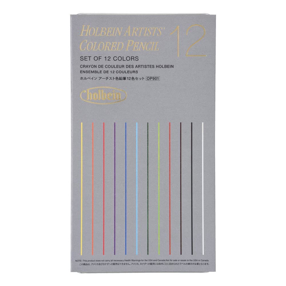 Holbein Artist Colored Pencil OP901 Basic Tone 12 Color Set 20901