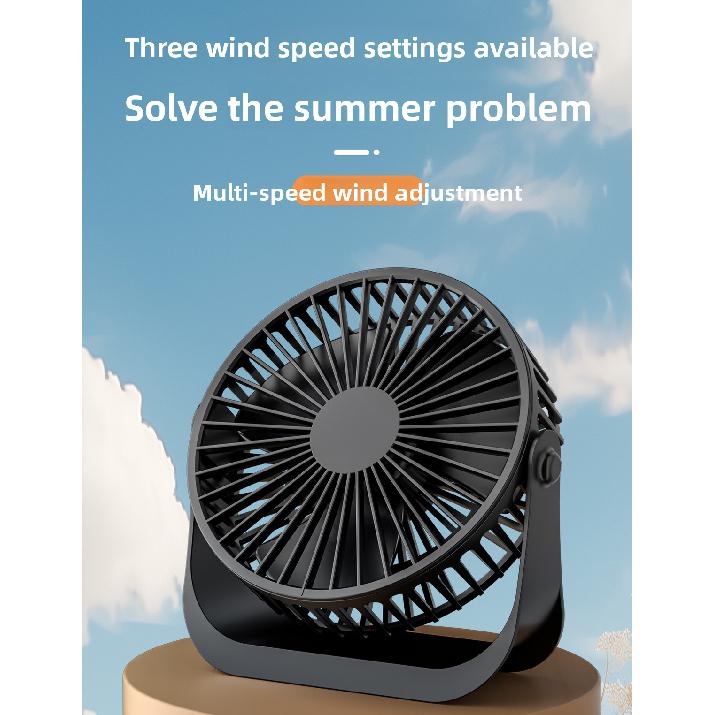 2026 New Model Desktop Fan USB Direct Plug-in Table Circulation Fan for Office, Living Room, Dormitory, Powerful Electric Fan
