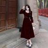 Spring 2025 Korean Style Plus Size Chiffon Princess Dress for Women