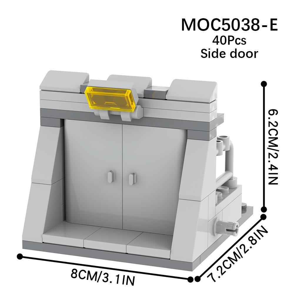 MOOXI WW2 Modern Military Architecture MOC Model Bricks DIY Diorama Adult Children Toy Building Blocks Set Montessori Gift Model
