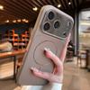 Роскошный Матовый Магнитный Чехол Для Телефона Для iPhone 17 16 Pro Max Ударопрочные Чехлы Для iPhone 17Pro 17 16 Pro Max Защитная Крышка Объектива