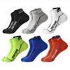 Men's Athletic Short Crew Mesh Running Socks – Sweat-Absorbent, Odor-Resistant, Low-Cut Boat Socks, Casual Cotton.