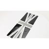 Black Union Jack UK Flag Pattern Vinyl Sticker Decal For Mini Cooper Door Handle