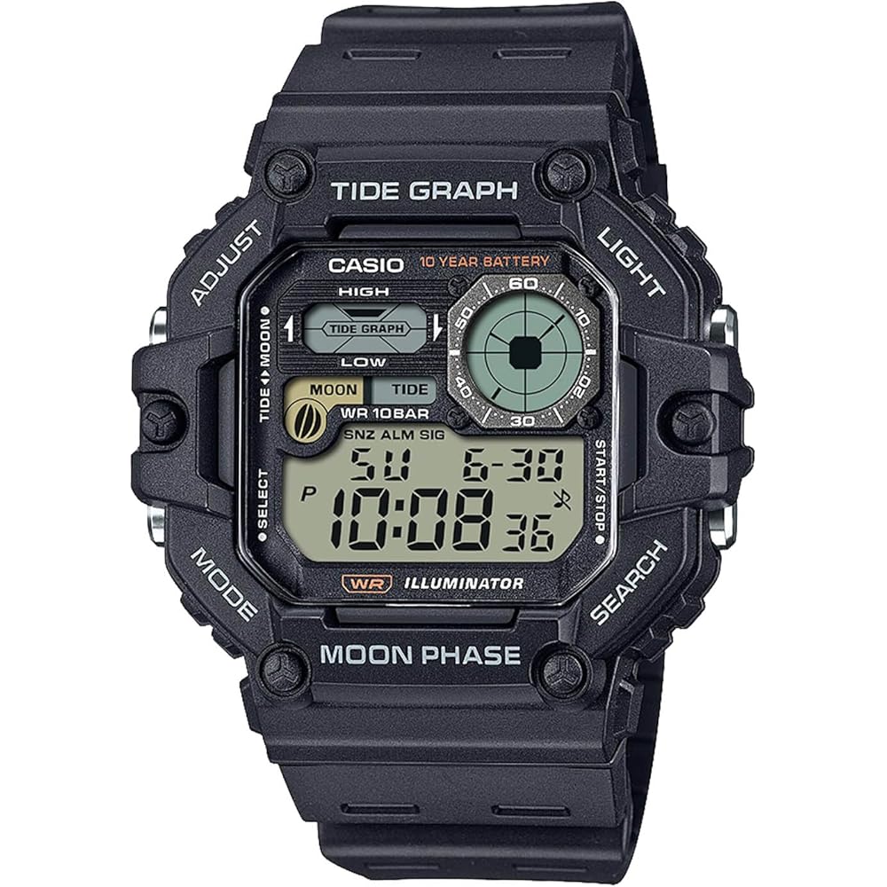 Casio Collection WS-1700H-1AJF Men's Watch Black Water Resistant Quartz 50m