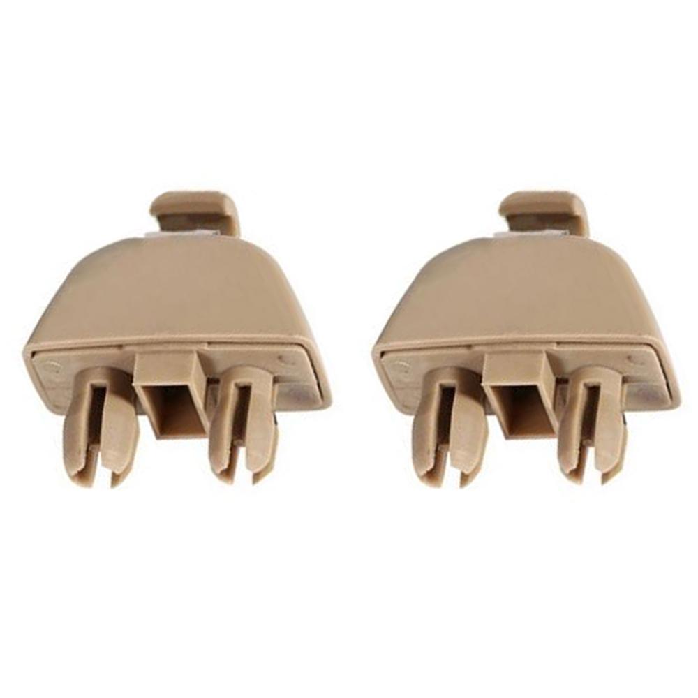 2 шт. 6RD857561 Клипсы-фиксаторы для держателя солнцезащитного козырька для VW Passat, бежевые