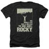 Мужская футболка с рисунком ROCKY SILHOUETTE, лицензионная, с меланжевым эффектом, размеры S-3XL, унисекс
