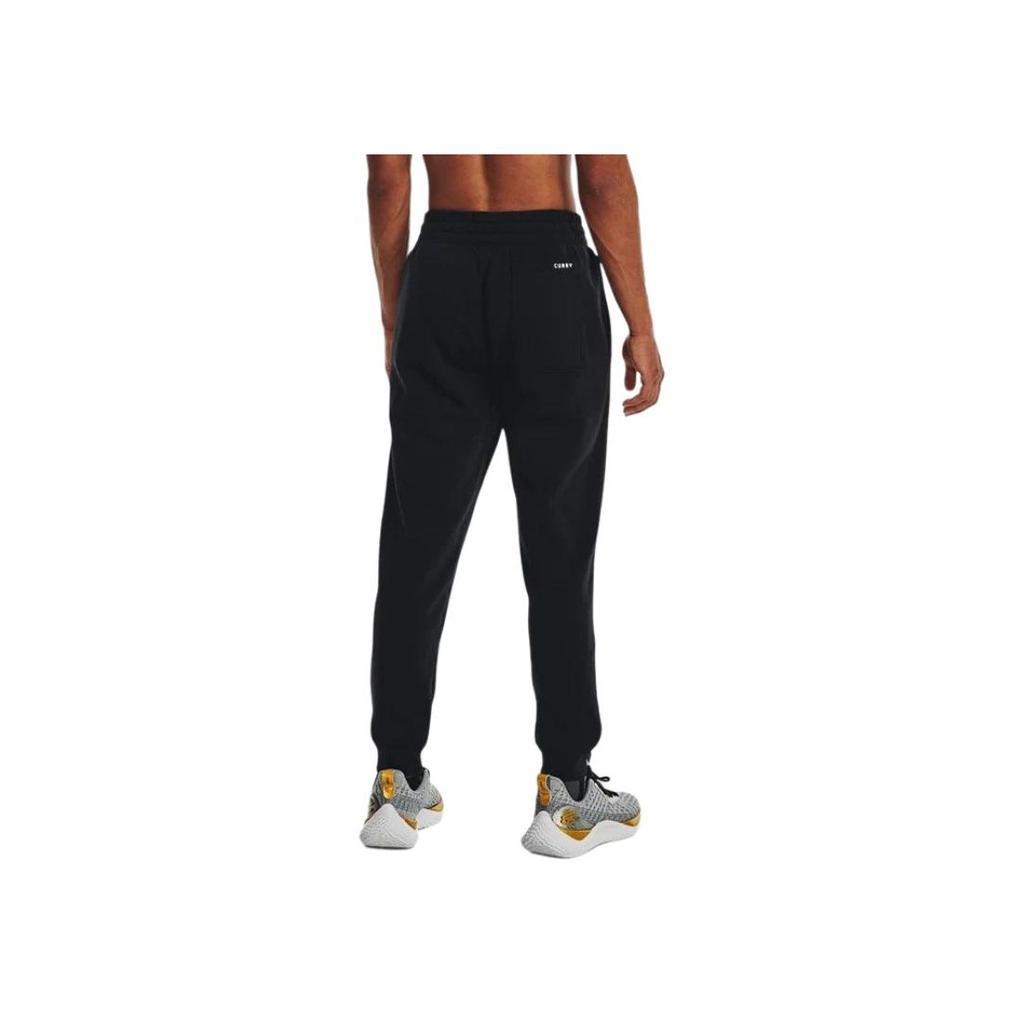 Under Armour Брюки-джоггеры из однотонного флиса мужские черные 1374299-001