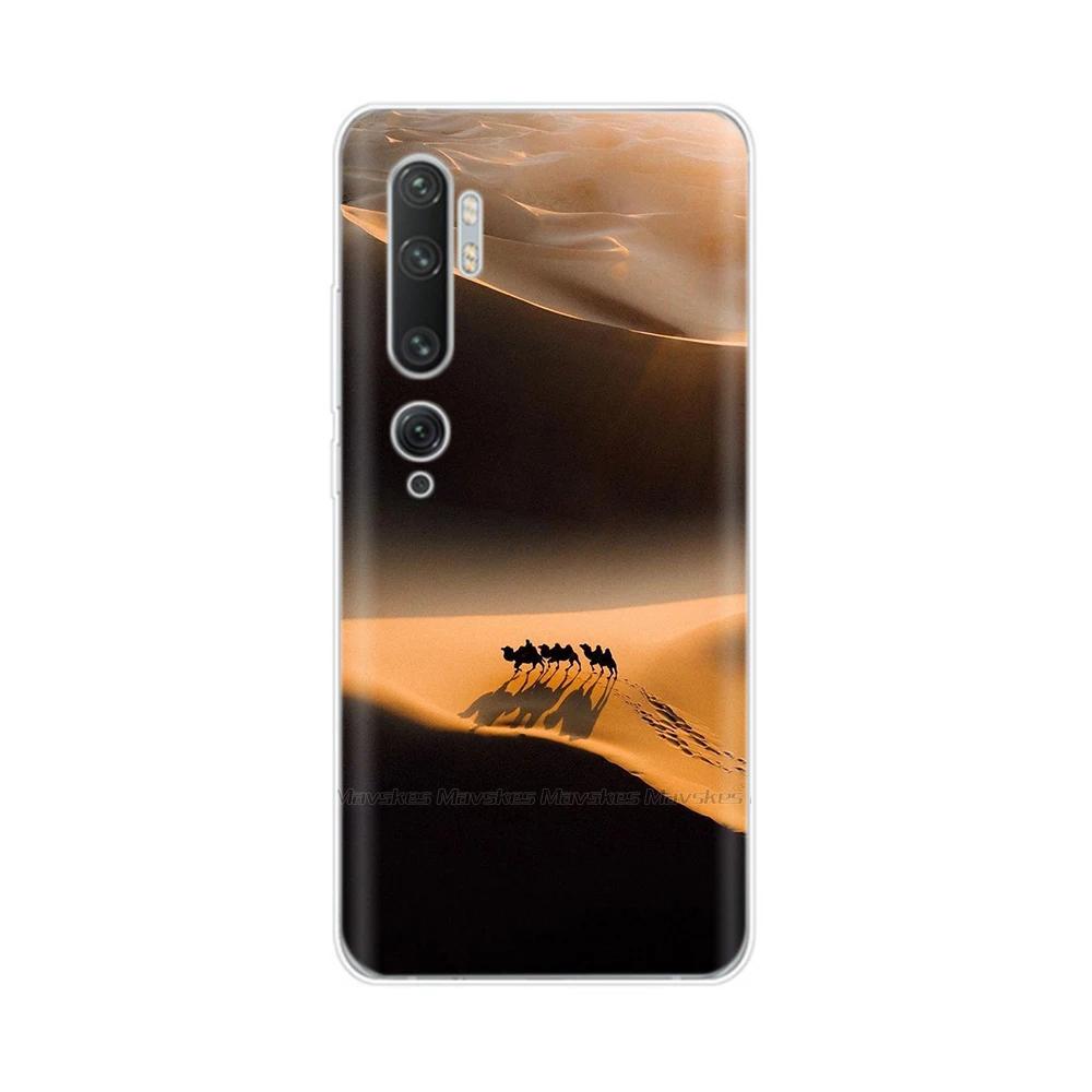 Для Xiaomi Mi Note 10 Чехол Милый Расписной Мягкий Силиконовый Чехол-накладка Для Xiaomi Mi Note10 Pro Lite 10lite Прозрачные Чехлы для Телефона Фундас