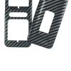 Car-styling Carbon Fiber Texture Window Lift Control Switch Panel Cover Trim For VW Golf 6 MK6 2010 2011 2012 2013