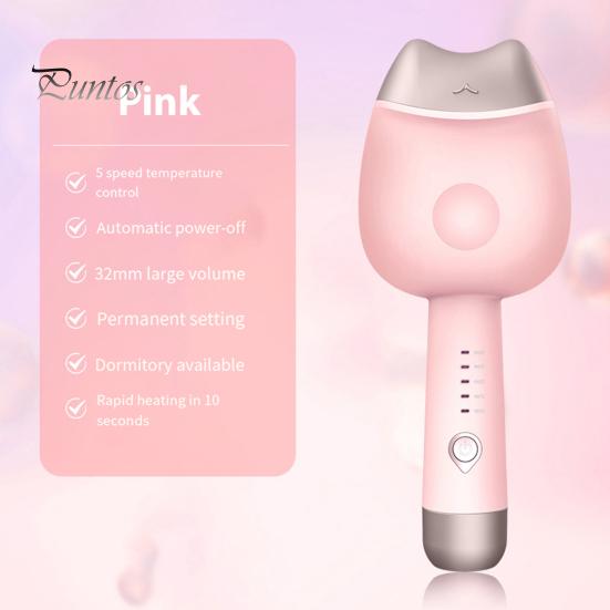 32 мм щипцы для завивки яичных рулетов, 5 температур, щипцы для завивки волос Waver, быстрый нагрев, электрические щипцы для волос, женские палочки для завивки волнистых волос(US Plug)