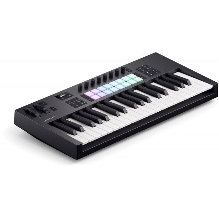 Clavier Maître - Novation - Launchkey 37 MK4 - 37 touches - Pads sensibles - Écran OLED