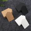 3x5cm Kraft Flower Head Blank Hangtag for DIY, Hand-Painted Business Cards, and Baking Packaging