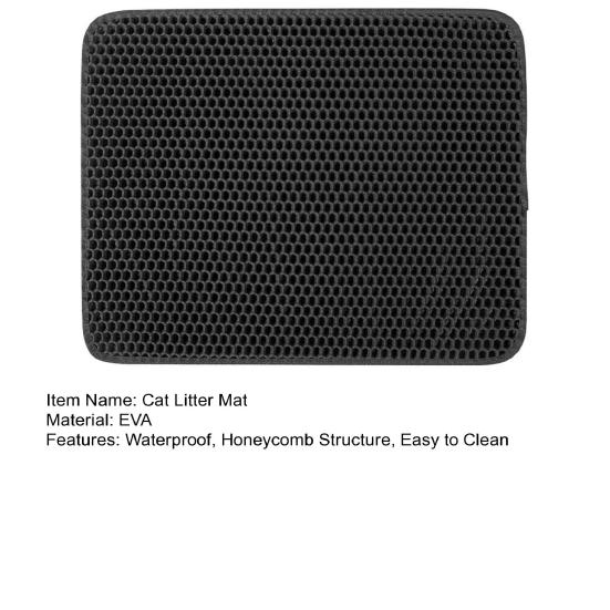 Коврик для кошачьего туалета, водонепроницаемый, не пропускающий мочу, с двухслойной сотовой конструкцией