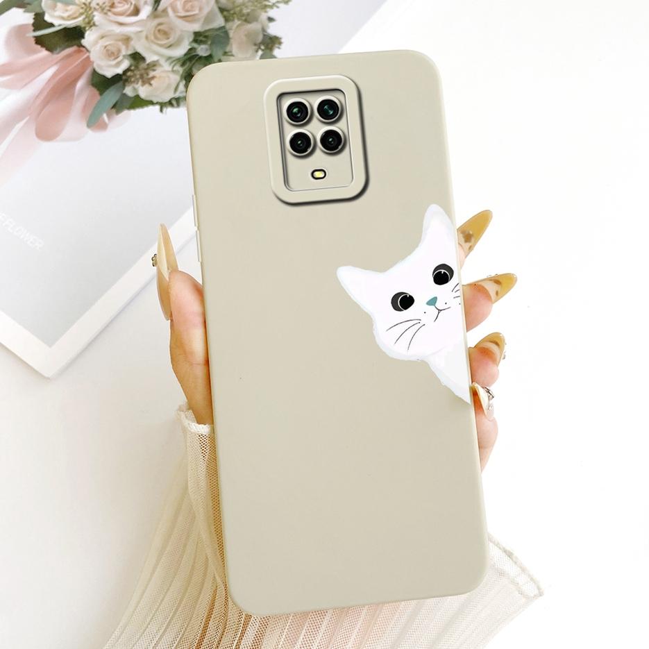 Чехол для Xiaomi Redmi Note 9 Pro Max Note 9S Милый Кот Мультяшная Крышка Ударопрочный Чехол для Телефона Для Redmi Note 9 Pro Note9 S Мягкие Сумки