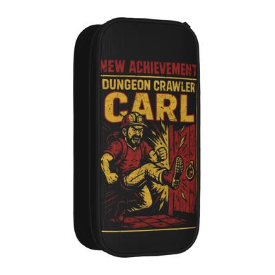 New Achievement- Dungeon Crawler Carl Pencil Case Classic Pen Box Bags Large Storage School Supplies Cosmetic Pencil Box