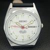 ВИНТАЖНЫЕ АВТОМАТИЧЕСКИЕ SEIKO 6309A ВОССТАНОВЛЕННЫЕ ЯПОНСКИЕ МУЖСКИЕ ЧАСЫ С БЕЛЫМ ЦИФЕРБЛАТОМ a442701-1