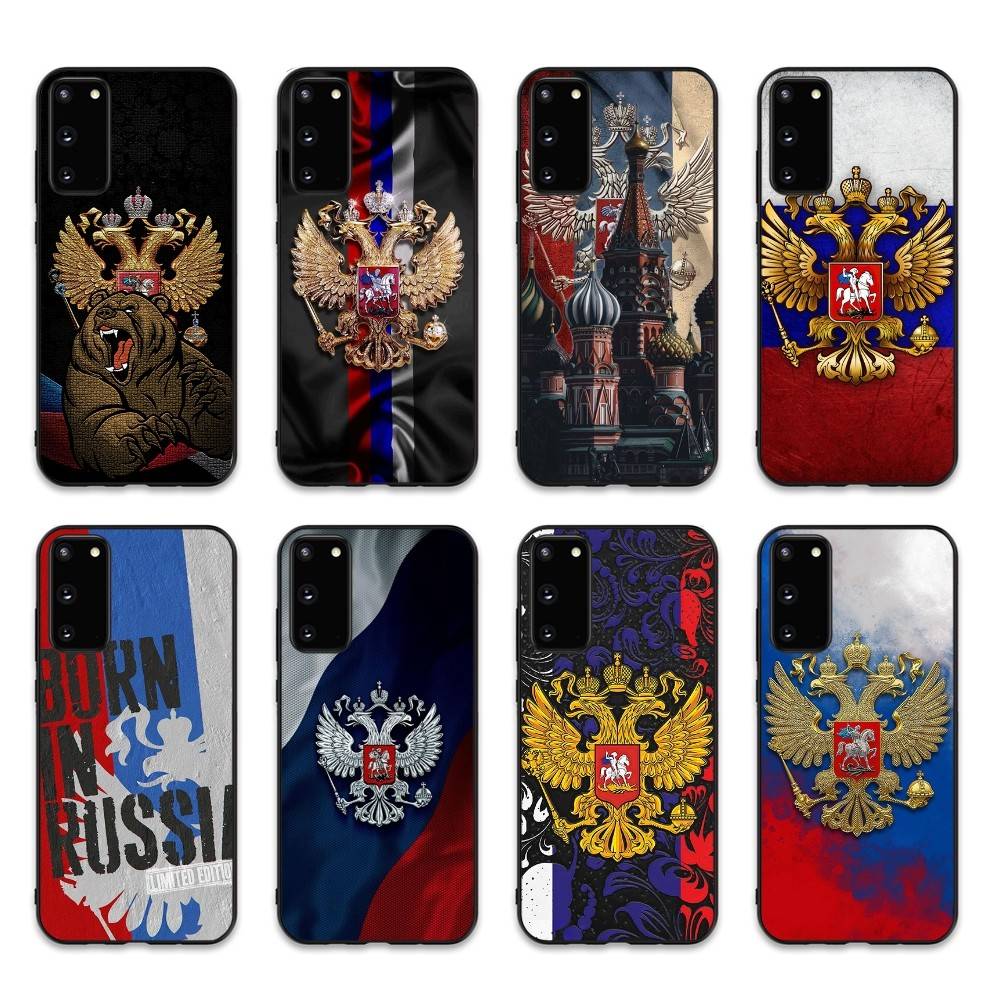 Popular Flag Of Russia Phone Case For Samsung S 24 Fe 25 Ultra Plus 20 Lite 21 30 22 23 24 22 Ultra 5G Fundas