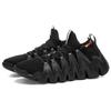 Li Ning Crazy Run X3 Классические и универсальные Нескользящие Устойчивые к истиранию Низкие беговые кроссовки Мужские Черные ARKQ005-1