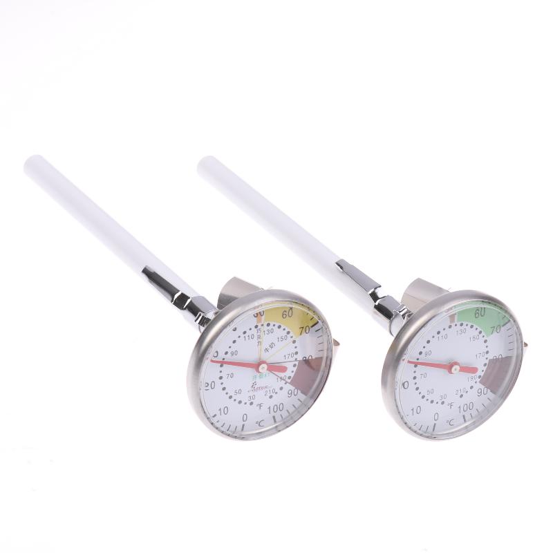 1 Piece Mechanical Probe Temperature Gage Dial F/C Kitchen Tools Food Liquid Milk Coffee Thermometer