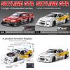 Alloy Gtr34 Car Model With Lights Sound Steering For Kids Toy Collection