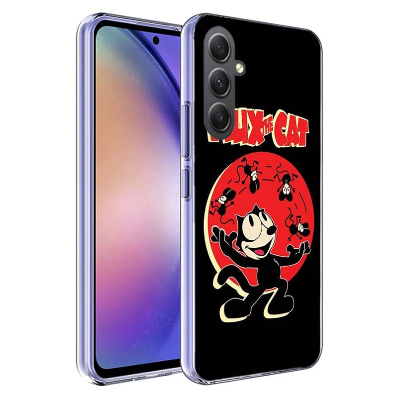 Забавный чехол для телефона F-Felix the Cats для Samsung A17 A37 A57 A07 A16 A26 A36 A56 A06 A02S A12 A22 A32 A52S A04S A14 A24 A34 A54 A03