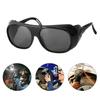 10pcs Safety Protection Glasses Windproof Sandproof Welding Labor Protective Goggles  less than br more than (Gray lens