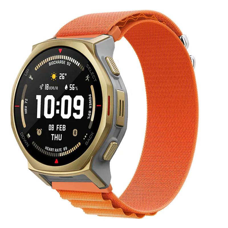 22 мм 20 мм Альпийский нейлоновый ремешок для Amazfit T-Rex3 Pro 48 мм 44 мм/Balance 2-1 Спортивный браслет Для Amazfit Active 2 Аксессуары для ремешка