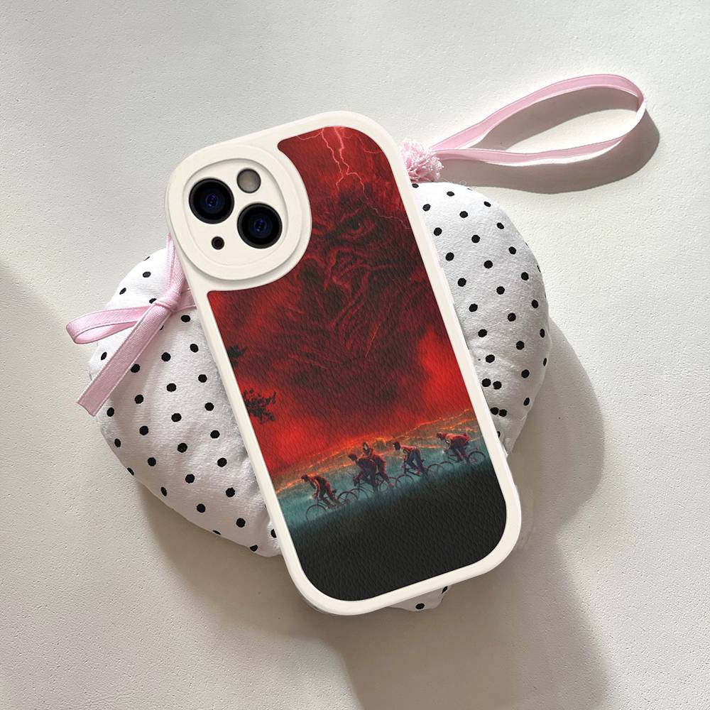 Горячий S-Stranger T-Things Кожаный Чехол Для Телефона Для IPhone 15 14 13 Pro Max 12 11 16 Plus Чехол Для Телефона