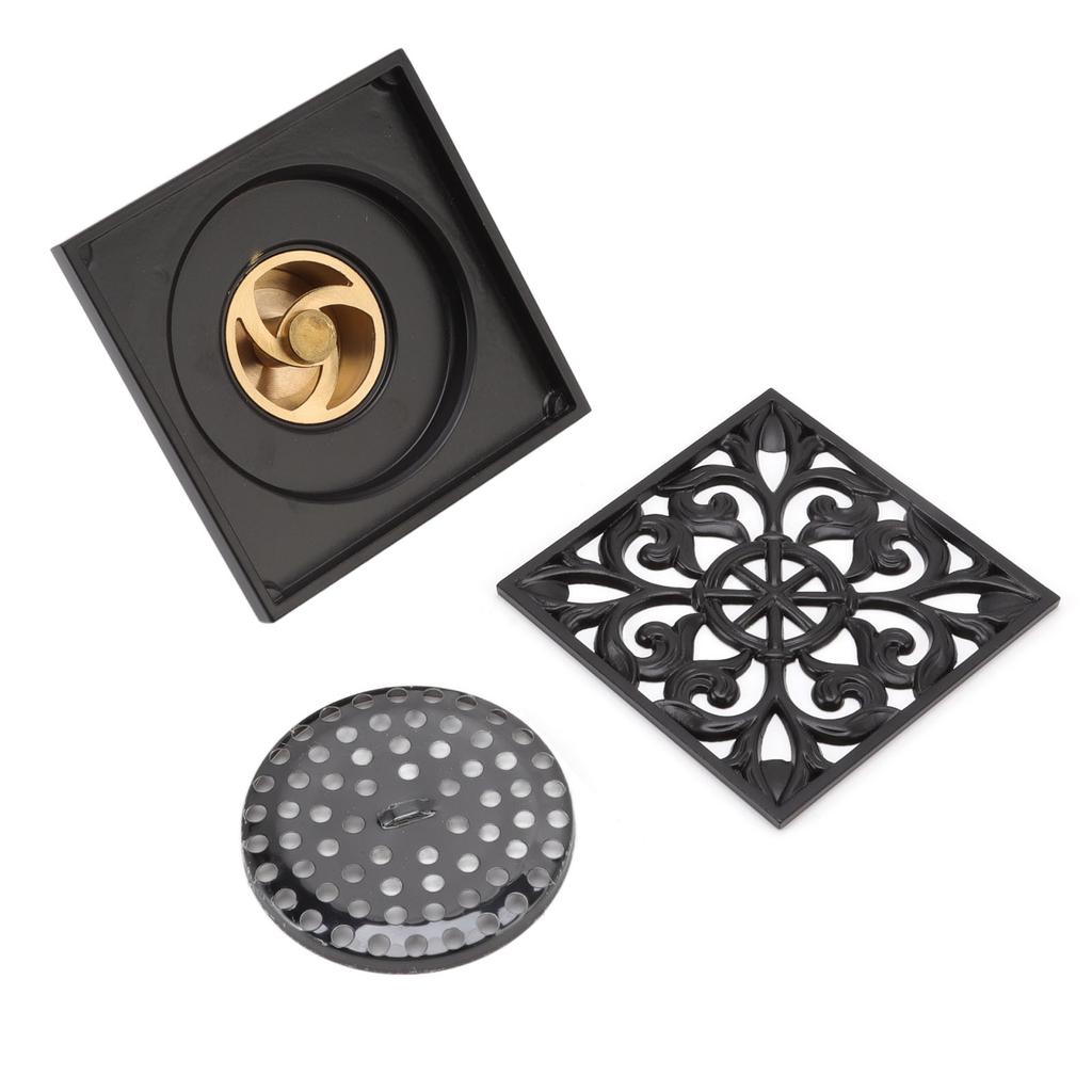 Напольный слив для ванной комнаты, защита от запаха, квадратный напольный слив, нержавеющая сталь, медь, слив для душа