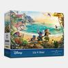 Лило и Стич Хула Хула (холст) Пазл Disney 1000 деталей