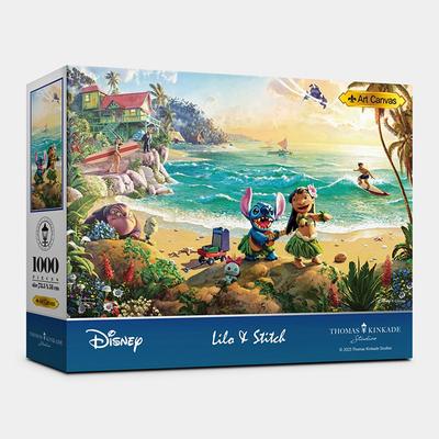 Лило и Стич Хула Хула (холст) Пазл Disney 1000 деталей