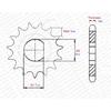 10 11 12 Tooth 10T 11T 12T 25H T8F D Type 8MM 10MM Razor EVO X-Treme IZIP E Scooter Motor Sprocket MY1020