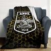 Aris Salónica Print Flannel Blanket High Quality Warm Comfortable Cover for All Seasons Perfect for Gifts Home Decor