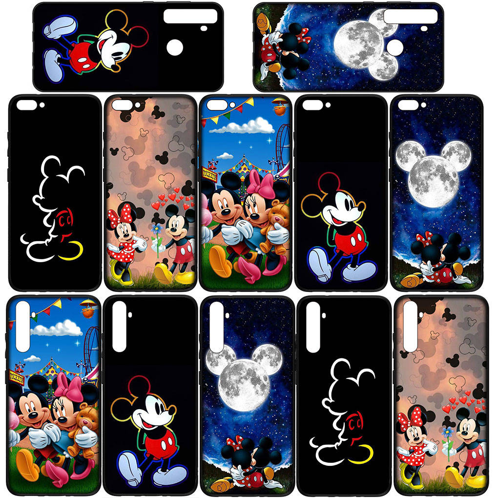 Чехол для iPhone 15 14 Xiaomi Redmi Note 13 12 11 Pro Max X 8 7 9 XR Samsung Galaxy S24 S23 A05 OPPO A15 Huawei Minnie Cartoon Mickey Cute Mouse Case