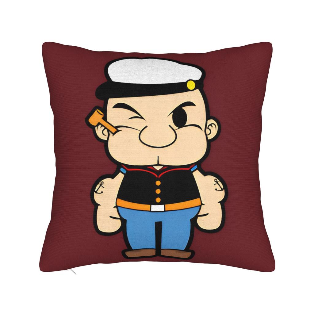 Bluto And Olive Oyl Pillow Case Soft Pillow Cover Vintage Pillowcases For Sofa Couch Bed Living Room