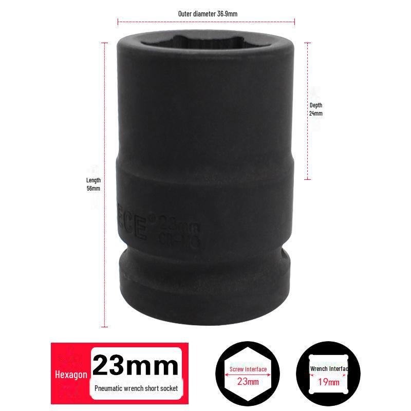 Пневматический шестигранный торцевой ключ Tolis Heavy-Duty Series 3/4 для шин 17-41 мм