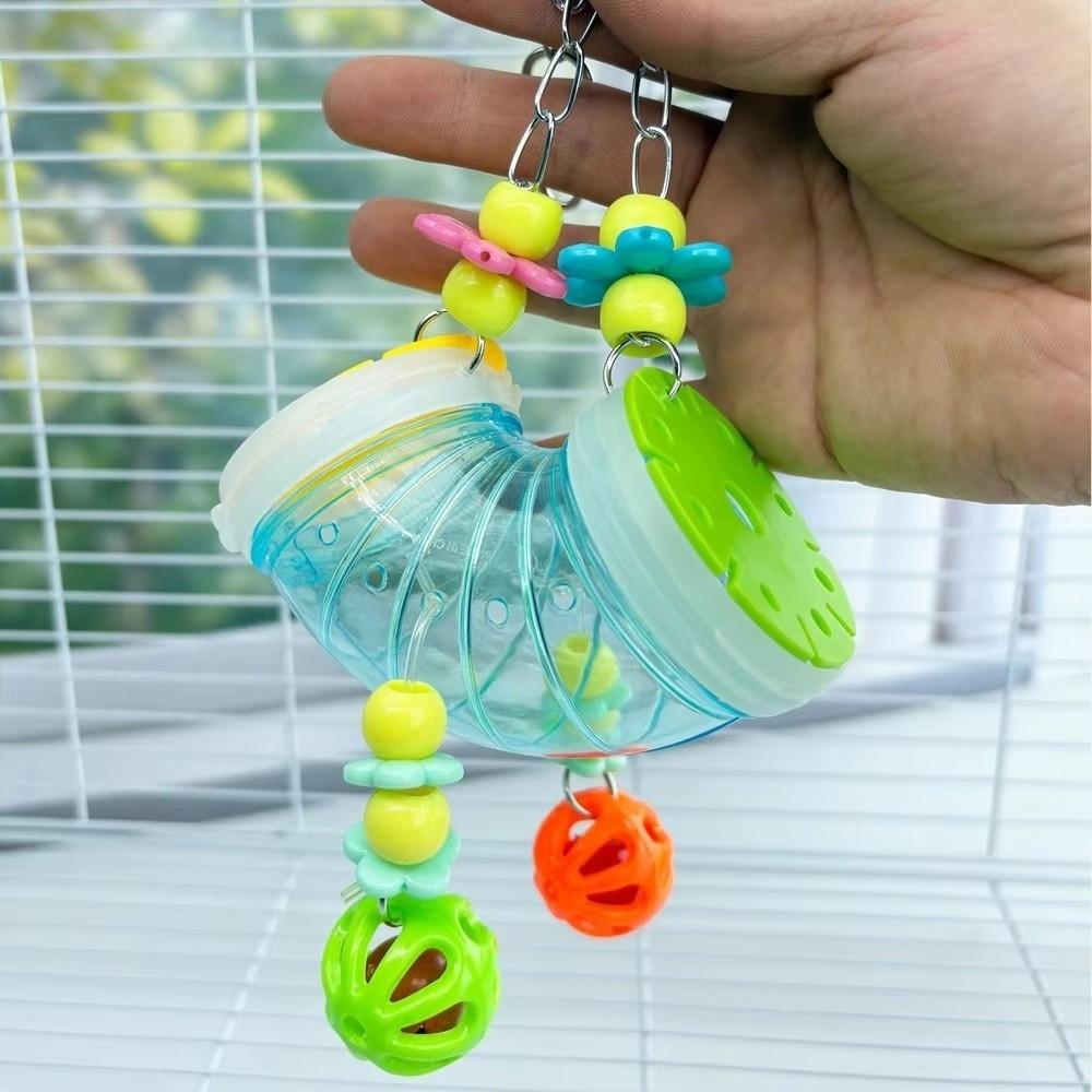 Interactive Bird Tunnel Toy Hanging Cage Decoration Toy For Lovebird Cockatiel