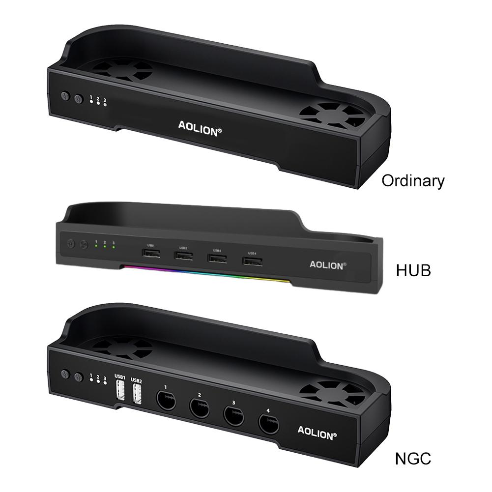 Для хоста NS2 Охлаждающий вентилятор Основание Настенное крепление Основание игровой консоли Радиатор RGB Портативный теплоотвод Поддержка Настенный кронштейн