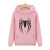 Spider Print Sweatshirt Fleece Spider Hoodie Ladies Casual Funny Loose Hoodie Women Hoodie Street Fashion
