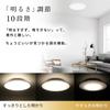 Iris Ohyama LED Ceiling Light CEA12DL-5.0QCF Dimmable Color Adjustable 5200lm Remote Control Energy Saving 12 Tatami Rooms Clear Frame